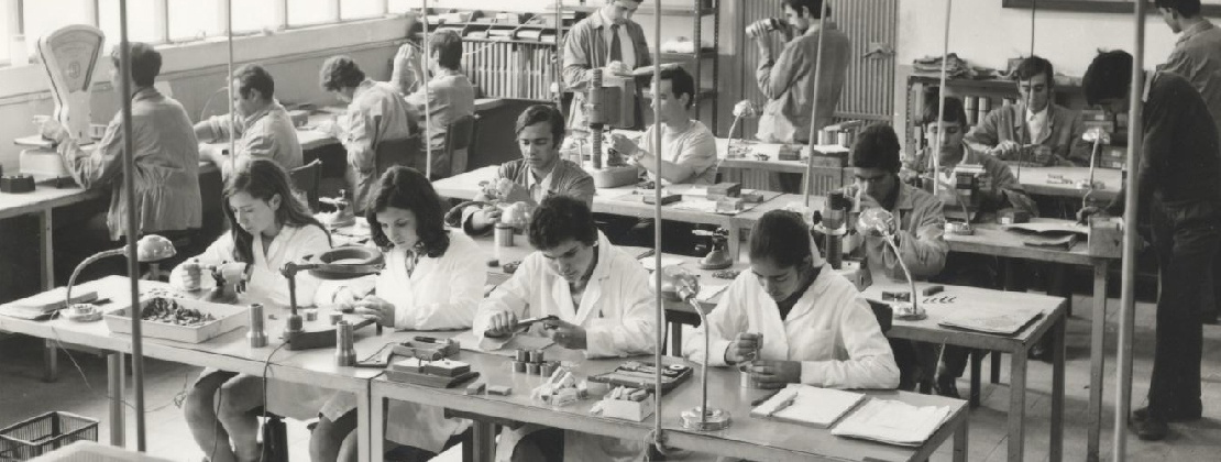 Palbit workers inspecting the quality of the products